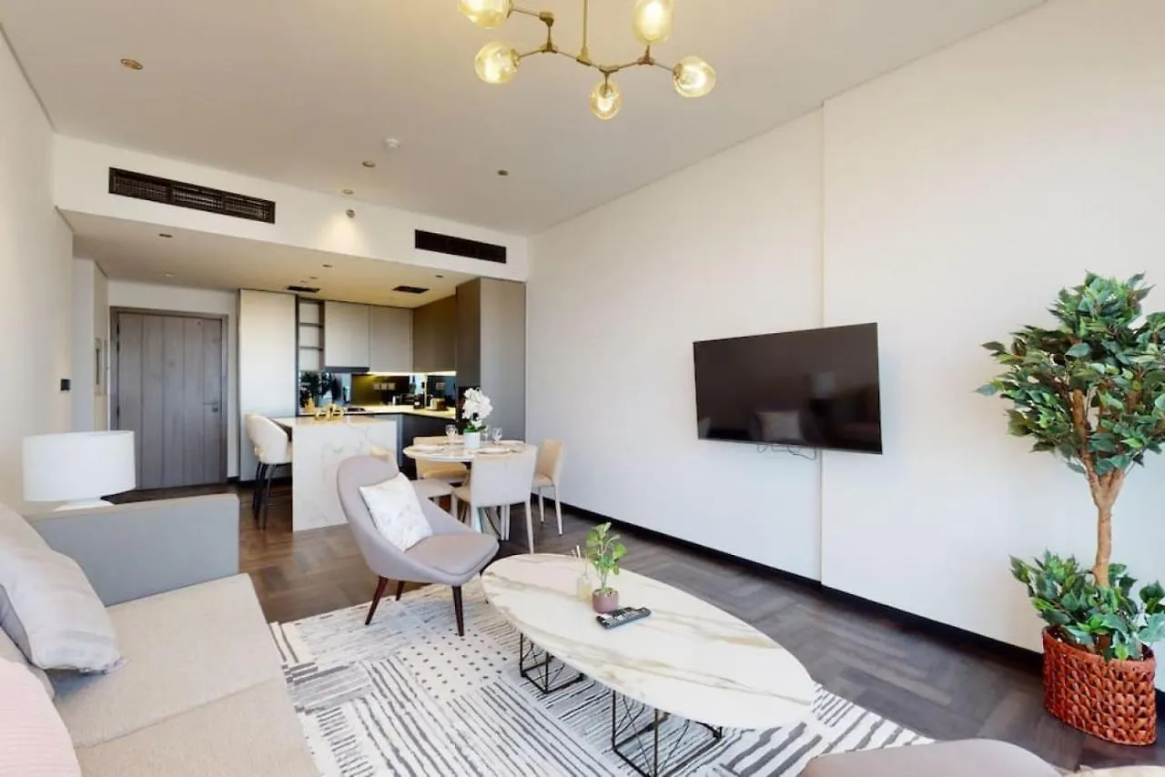 O Ten, Al Jaddaf - Smart One Bedroom Dubaj Apartament