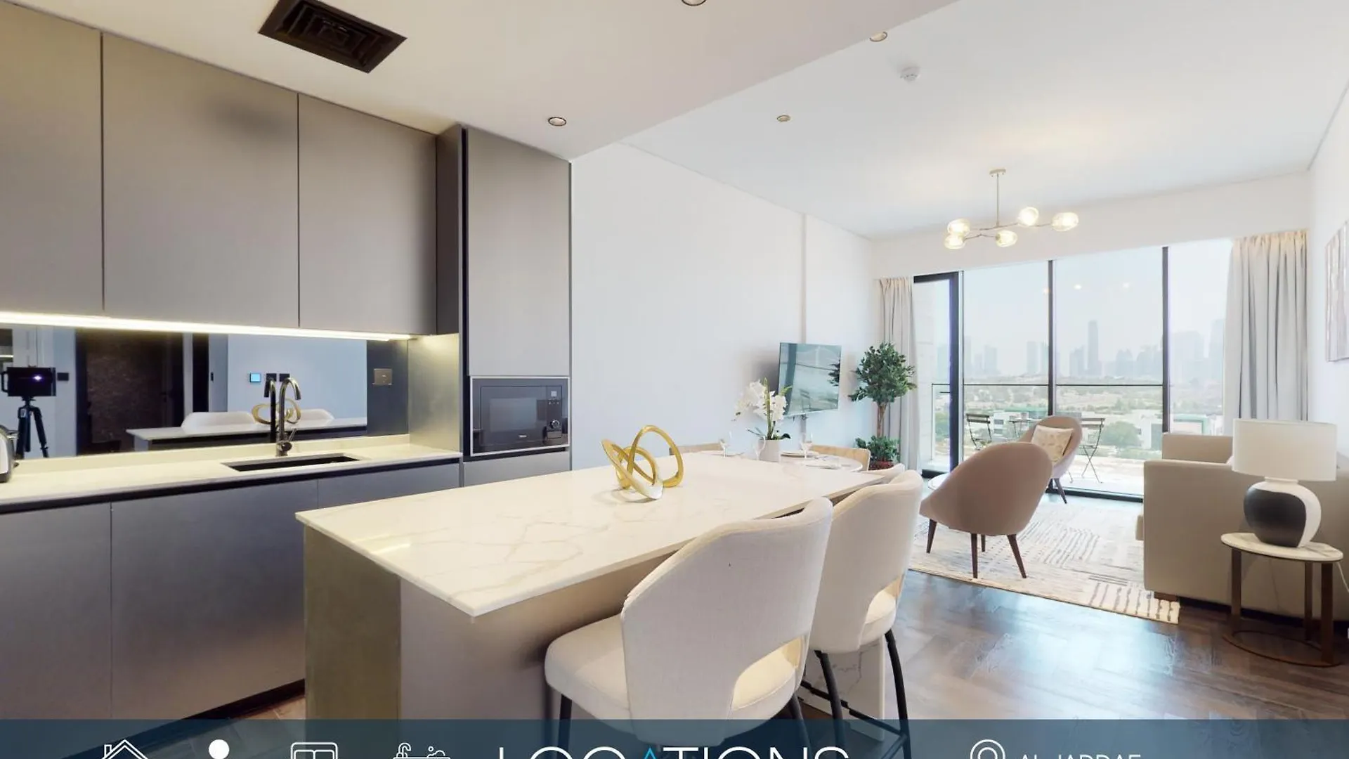 O Ten, Al Jaddaf - Smart One Bedroom Dubaj